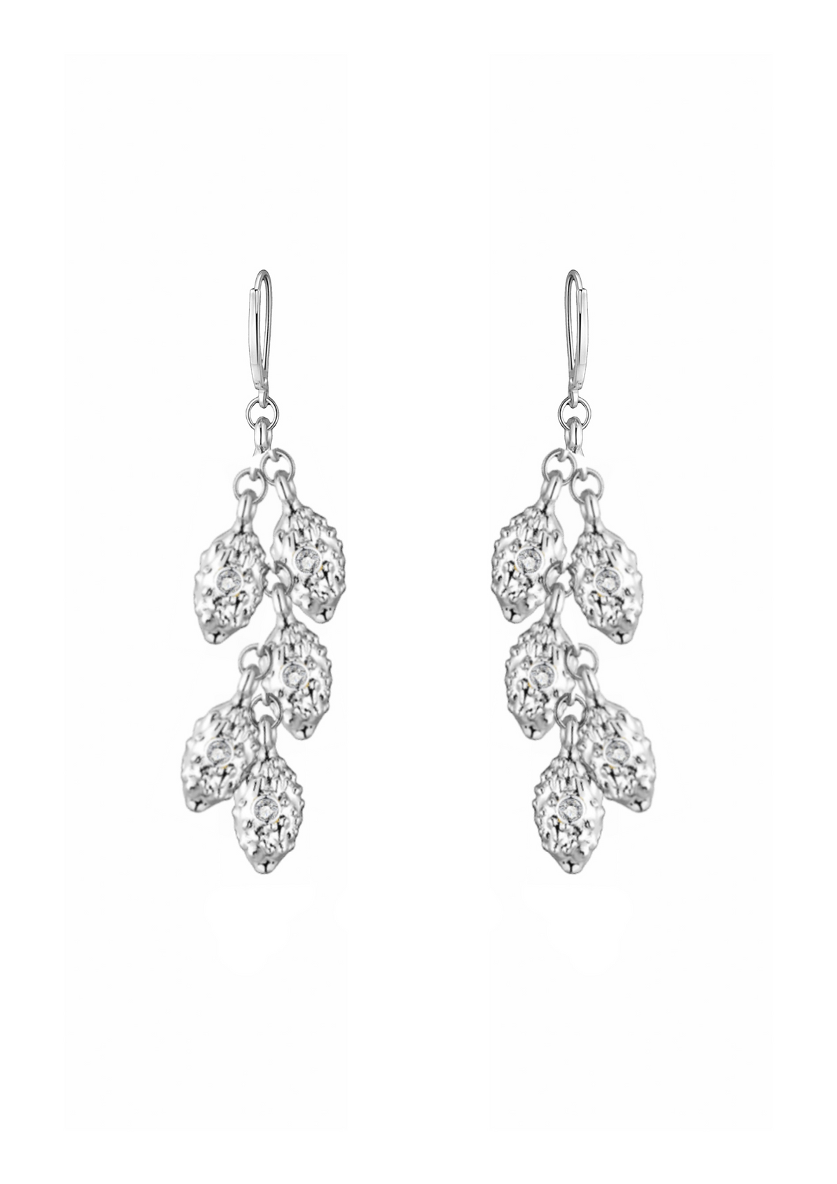 Five Cocoon Earrings in Sterling Silver