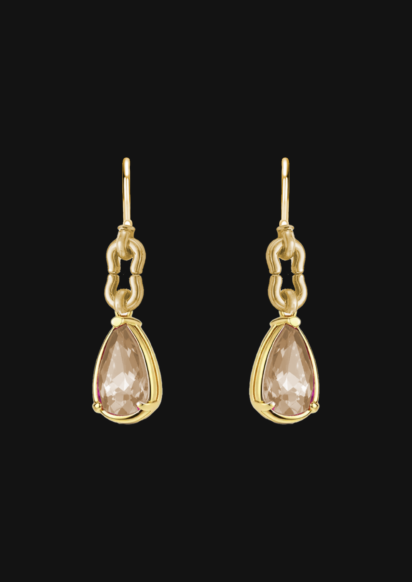 Yellow Topaz Earring