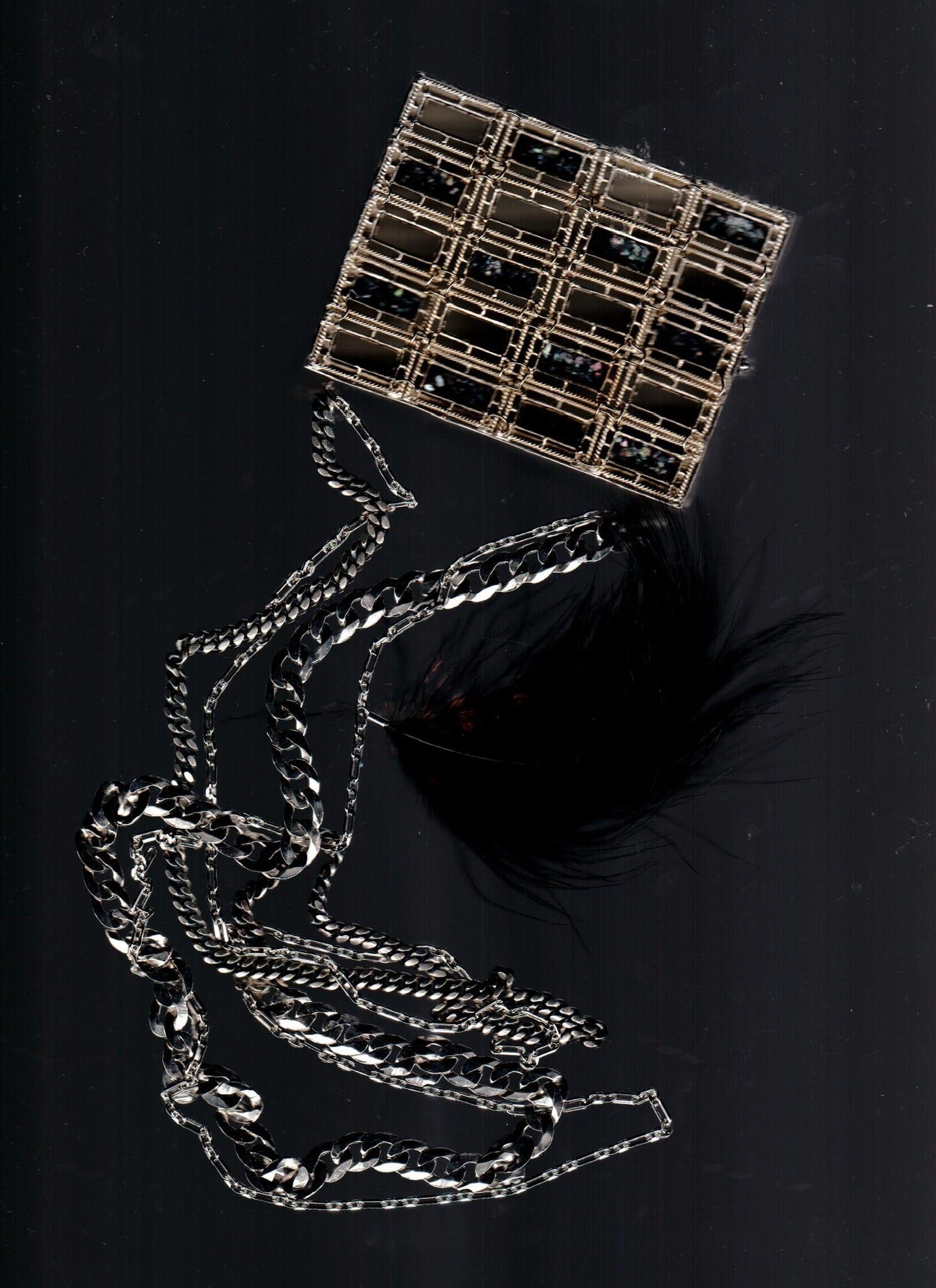 silver bag