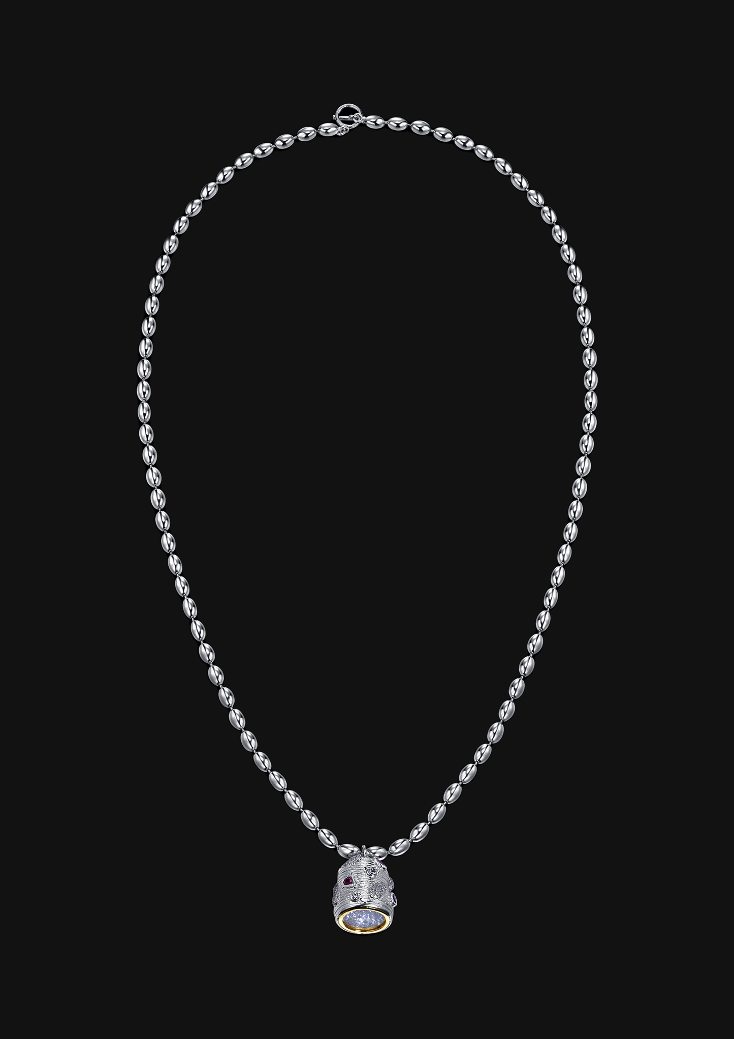 silver necklace