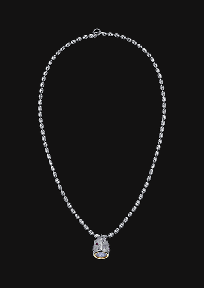 silver necklace