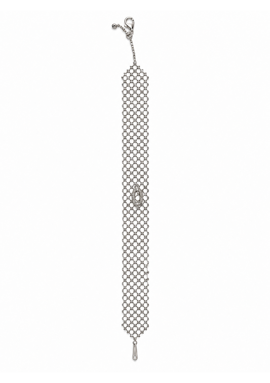 Filigree Logo Knot Bracelet in Sterling Silver