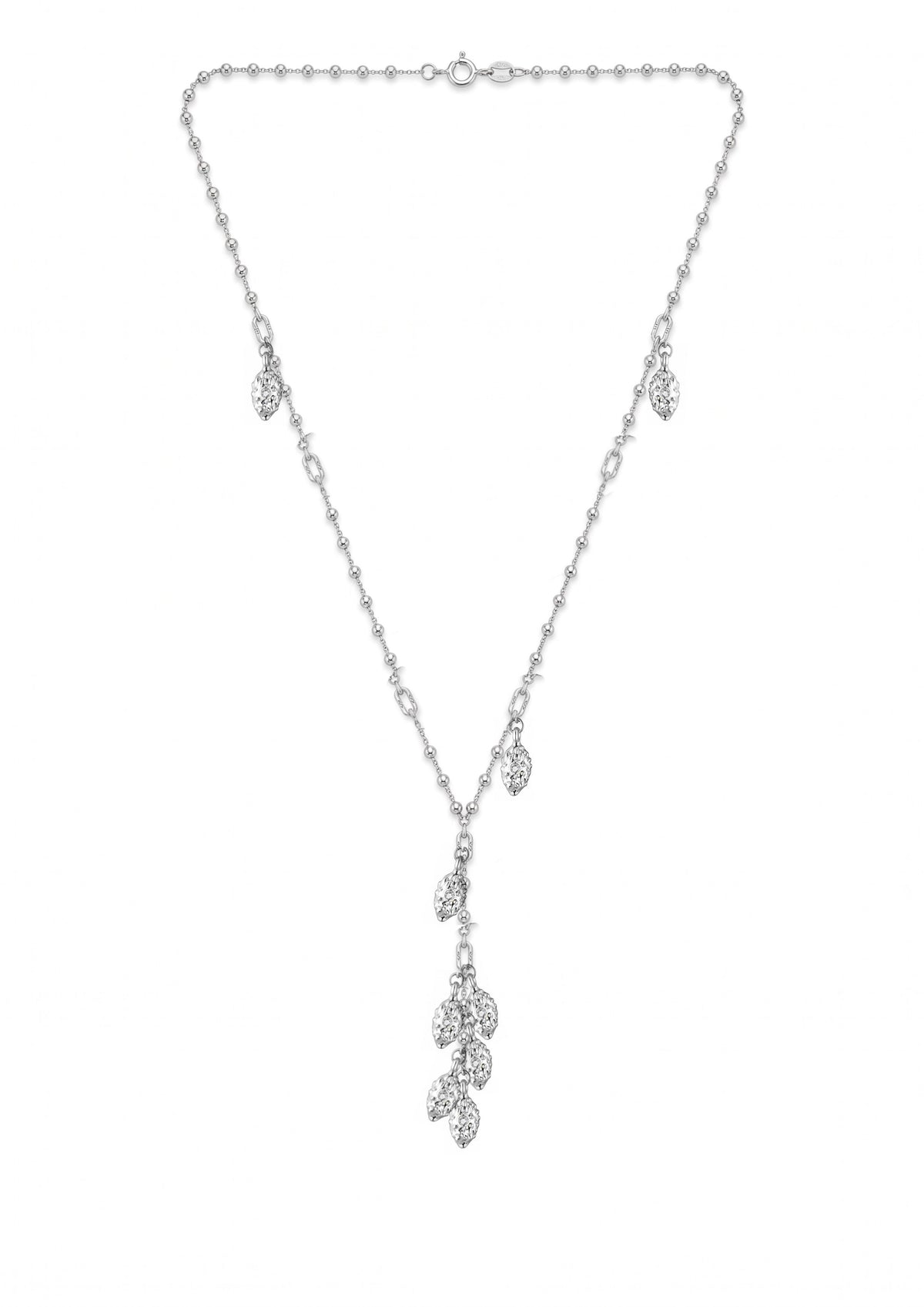 Nine Cocoon Necklace in Sterling Silver
