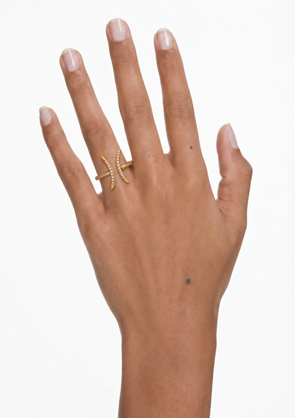 OT Open Ring in 18K Gold