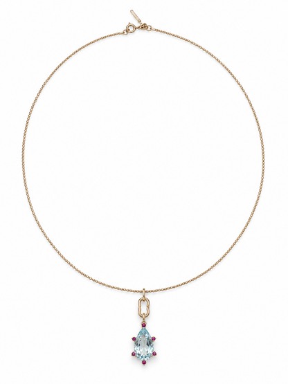 Logo Knot Colour Choker 07 in 18K Gold