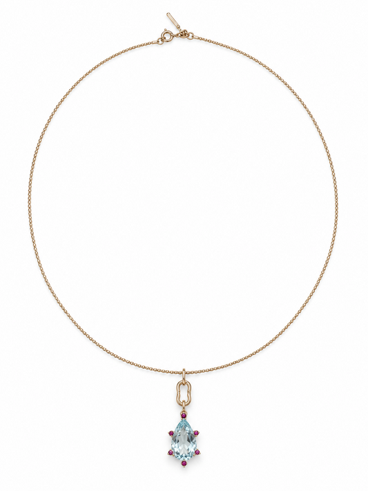Logo Knot Colour Choker 07 in 18K Gold
