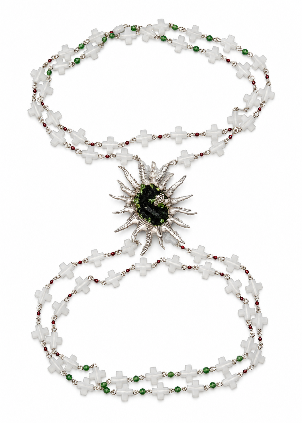 Sun Body Chain in Sterling Silver