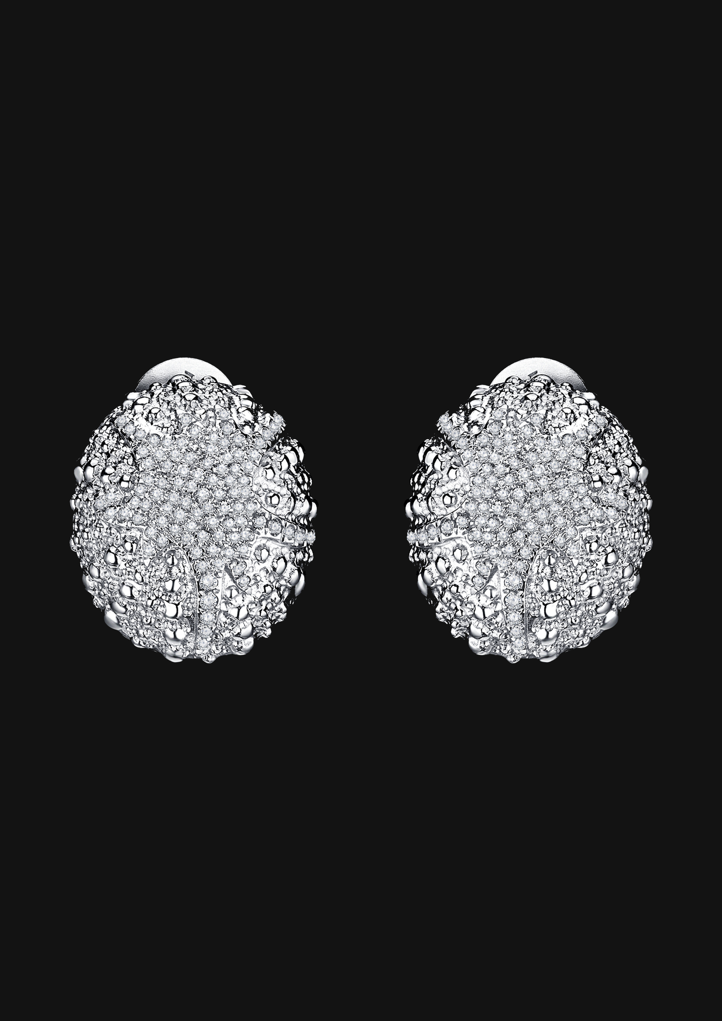 Round Urchin Earring